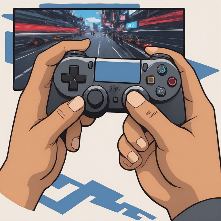 gaming channel logo with a single hand holding game controller in it ( Dynamic )